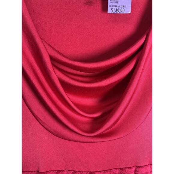 Rachel Roy Signature Silk Wool Blend Cowl Neck Business Career Dress 14 NWT - Picture 4 of 14